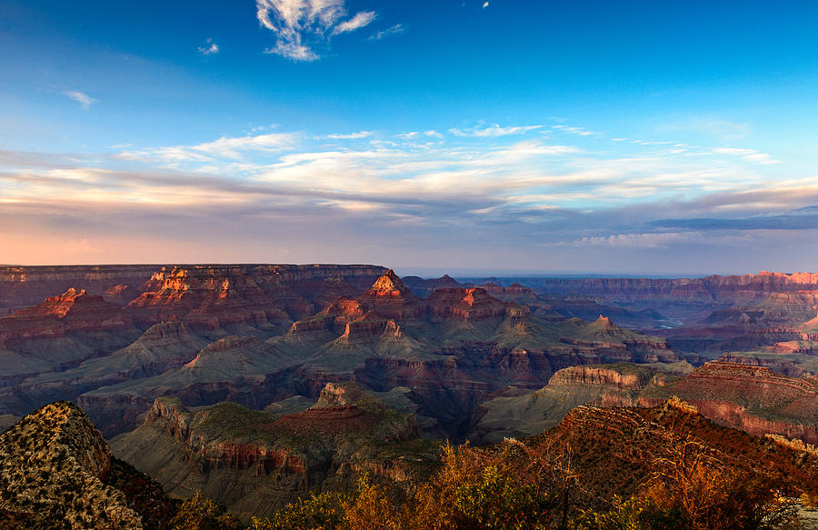 Grand Canyon at Sunset Photograph by Allan Johnson | Fine Art America