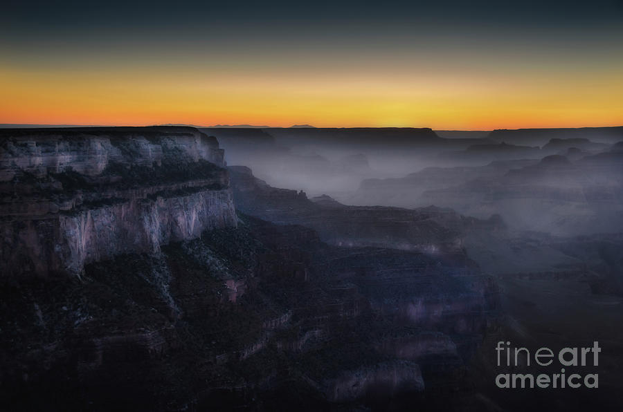 Grand Canyon National Park Photograph - Grand Canyon at twilight by RicardMN Photography