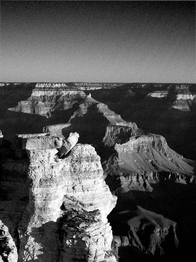 Grand Canyon Black and White Photograph by Joshua House