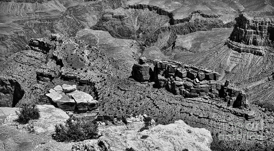 Grand Canyon Black V Photograph by Chuck Kuhn