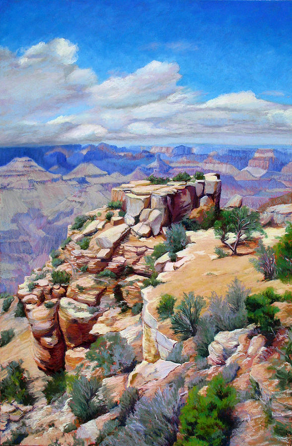 Grand Canyon Blocks Painting by Marsha Savage