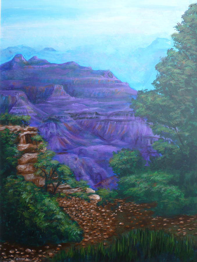 Grand Canyon Painting by Bryan Bustard