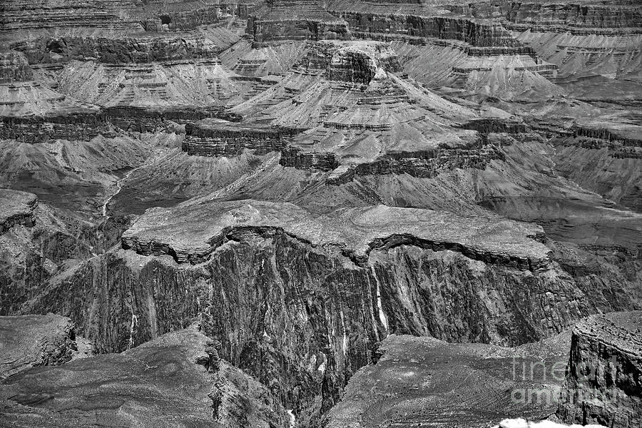 Grand Canyon BW III Photograph by Chuck Kuhn