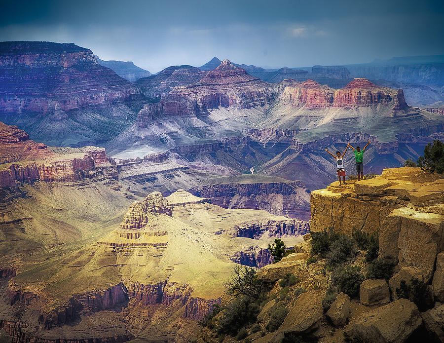 Grand Canyon Hello Photograph by James Bethanis