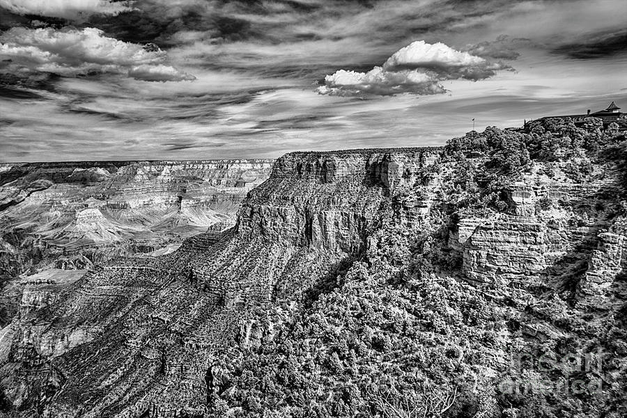Grand Canyon in Black and White Photograph by Norman Gabitzsch