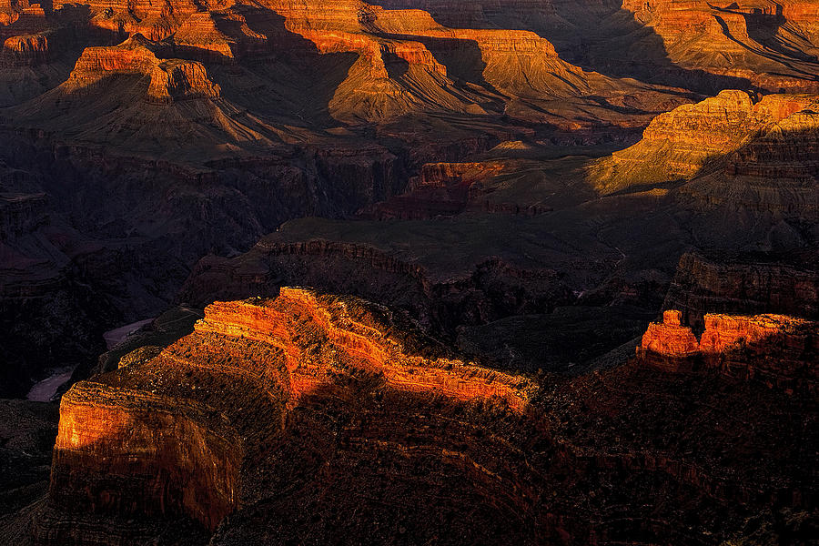 Grand Canyon Light and Shadows Photograph by Andrew Soundarajan