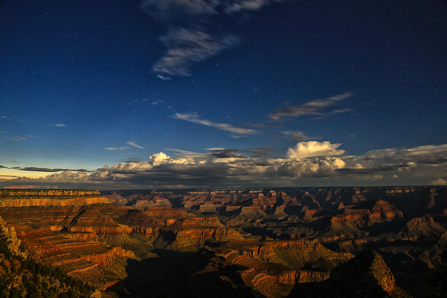 Grand Canyon Moonlight Photograph by James Menzies