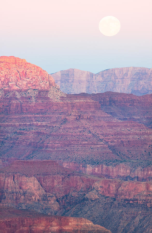 Grand Canyon Moonrise 2 Photograph by Carl Amoth