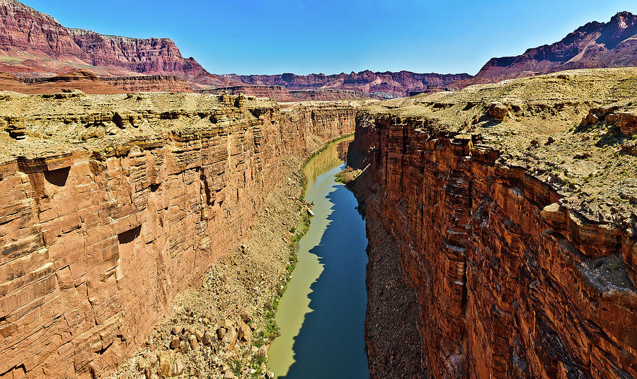 Prehistoric Photograph - Grand Canyon National Park Colorado River by Bob and Nadine Johnston
