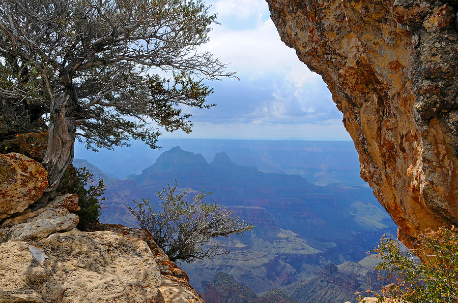 Grand Canyon North Rim Photograph - Grand Canyon North Rim Window in the Rock by Victoria Oldham Grand Canyon North Rim Photograph - Grand Canyon North Rim Window in the Rock by Victoria Oldham