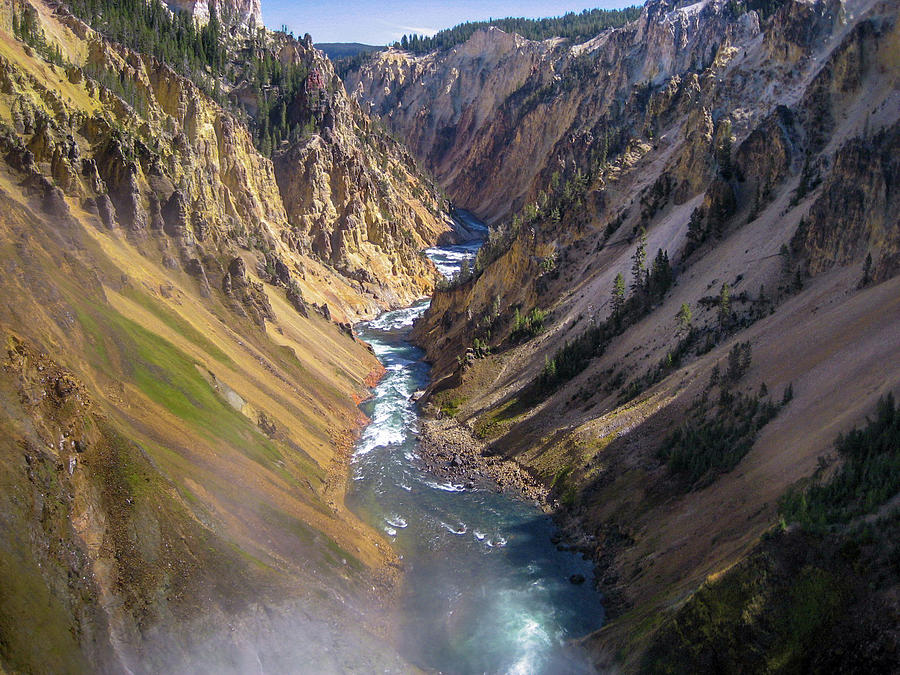 Grand Canyon of the Yellowstone Photograph by Stephen Rowles - Fine Art ...