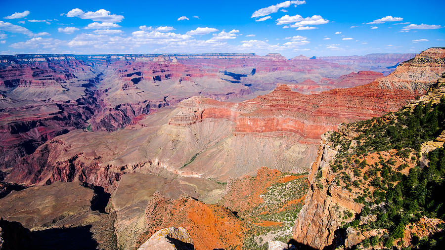 Grand Canyon Orange Ridge Photograph by David Waldo | Fine Art America