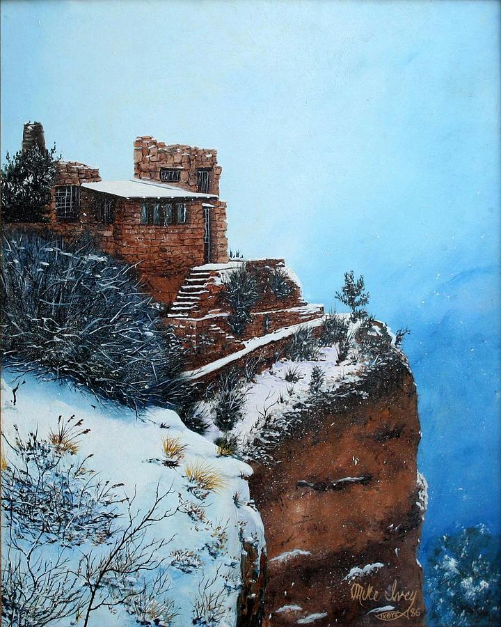 Grand Canyon Overlook Painting by Mike Ivey