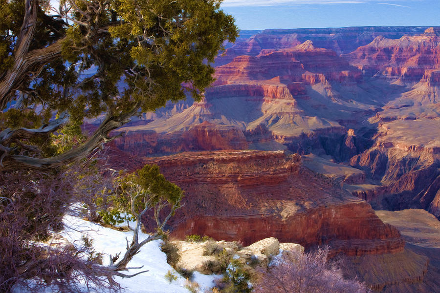 Grand Canyon Overlook Painting by Renee Skiba - Fine Art America