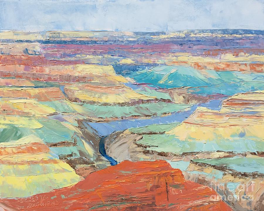 Grand Canyon Pastels Painting by Celeste Drewien
