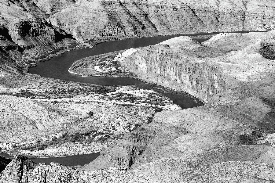 Grand Canyon South Rim 18 BW Photograph by Mary Bedy