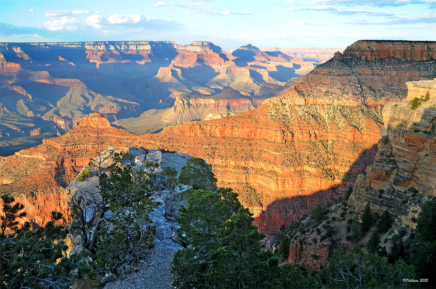 Grand Canyon South Rim at Sunset by Victoria Oldham Grand Canyon South Rim at Sunset by Victoria Oldham
