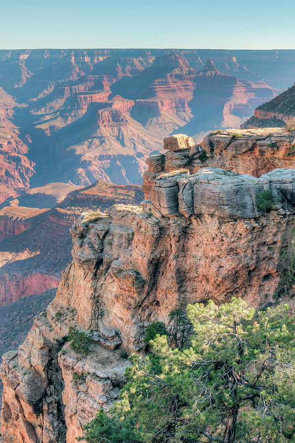 Grand Canyon South Rim Photograph by Ray Devlin