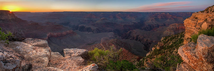 Grand Canyon South Rim Sunset Photograph by White Mountain Images