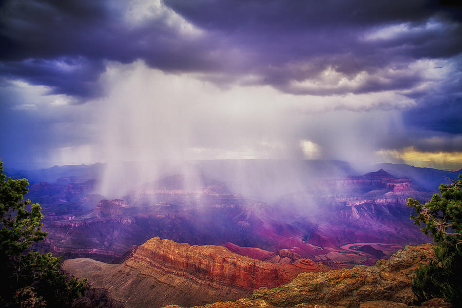 Grand Canyon Storm Photograph by James Bethanis