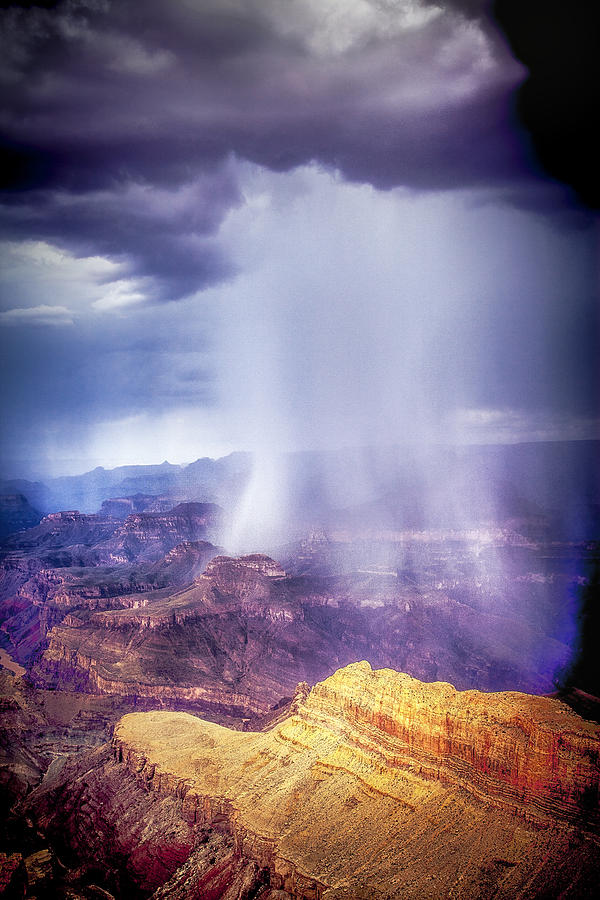 Grand Canyon Summer Storm Photograph by James Bethanis