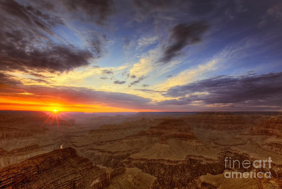 Grand Canyon Sunset Photograph by Adam Jones