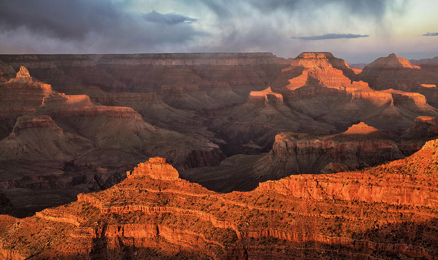 Grand Canyon Sunset  Photograph by Art Cole