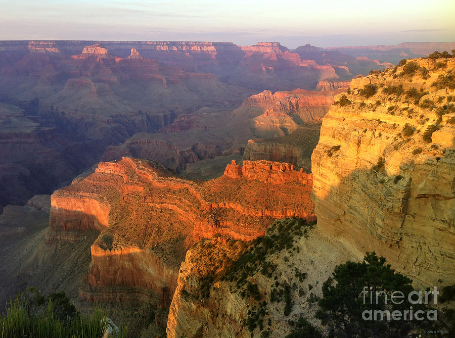 Grand Canyon Sunset Painting by JQ Licensing