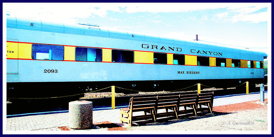 Grand Canyon Tourist Railroad Car Photograph by A Macarthur Gurmankin
