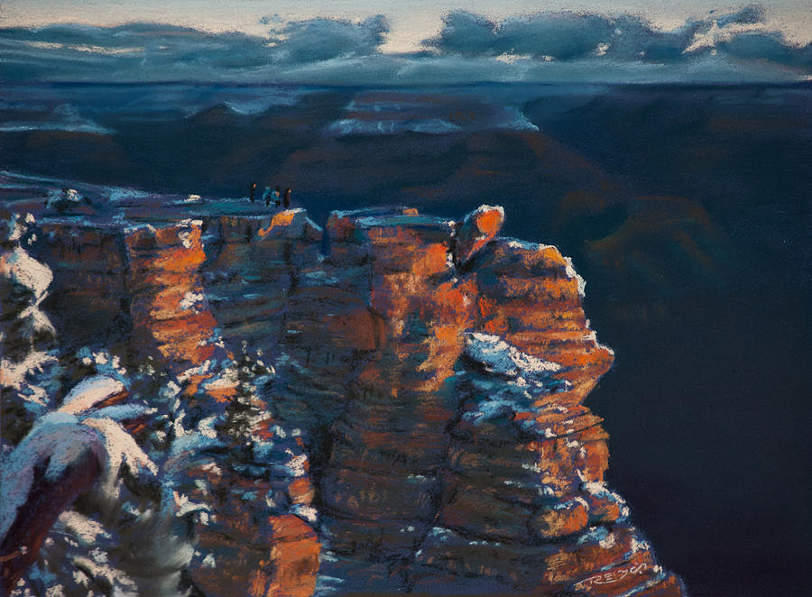 Grand Canyon View Pastel by Christopher Reid