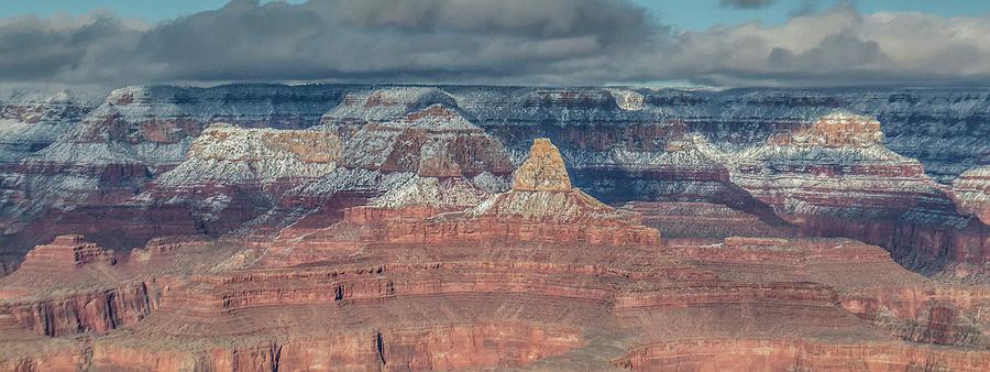 Grand Canyon Winter Afternoon Panorama 2 Photograph by Teresa Wilson