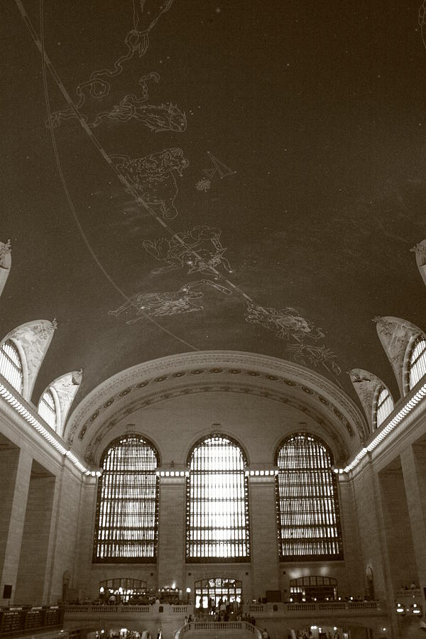 Grand Central Ceiling Photograph by Christopher J Kirby