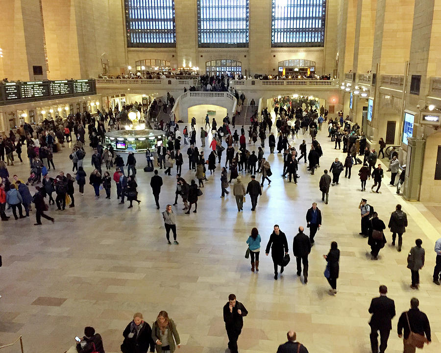Rush Hour Movie Photograph - Grand Central Station by Loretta Luglio