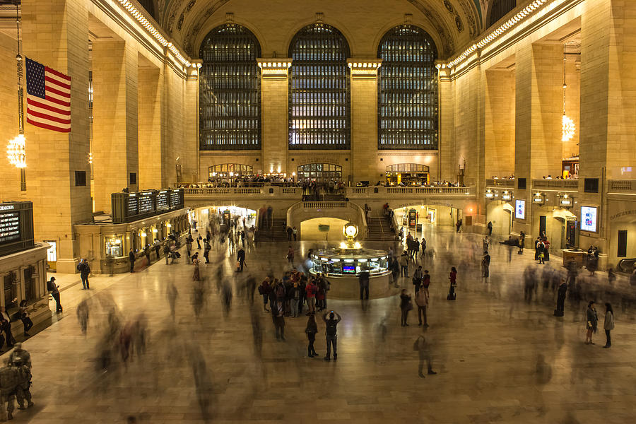 Train Photograph - Grand Central Station by Martin Newman