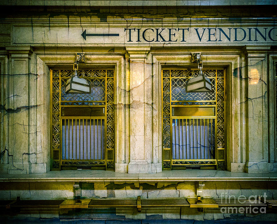 Grand Central Ticket Windows  Photograph by Perry Webster