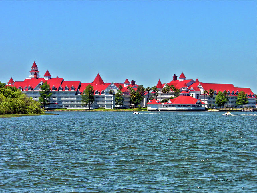Castle Photograph - Grand Floridian Resort and Spa MP by Thomas Woolworth