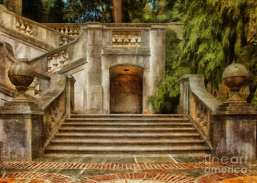 Grand Garden Staircase at Winterthur Photograph by Lois Bryan