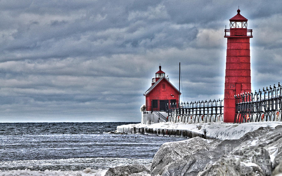 Grand Haven Lighthouse Photograph by Jack Schultz