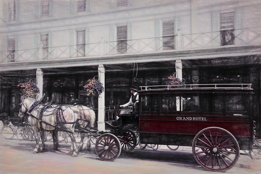 Grand Hotel Carriage Photograph