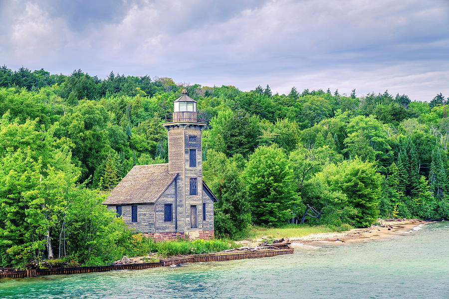 Grand Island East Channel Light Photograph by Alexey Stiop - Pixels