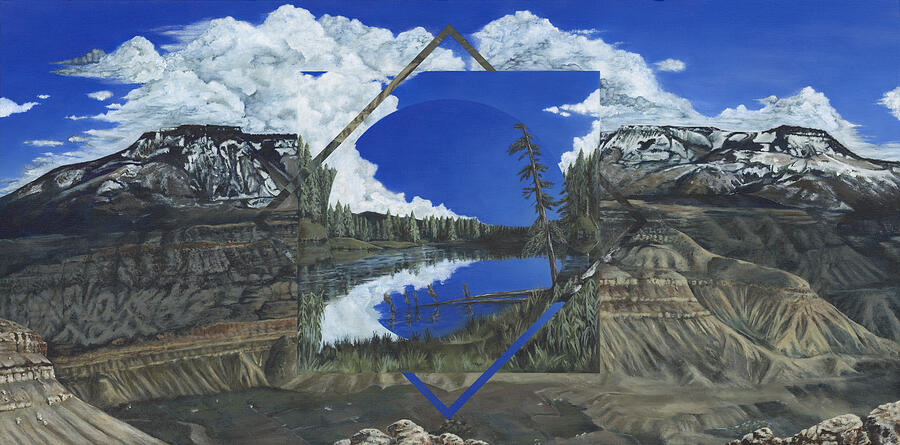 Grand Mesa Polyscape Painting by LE Williams Grand Mesa Polyscape Painting by LE Williams