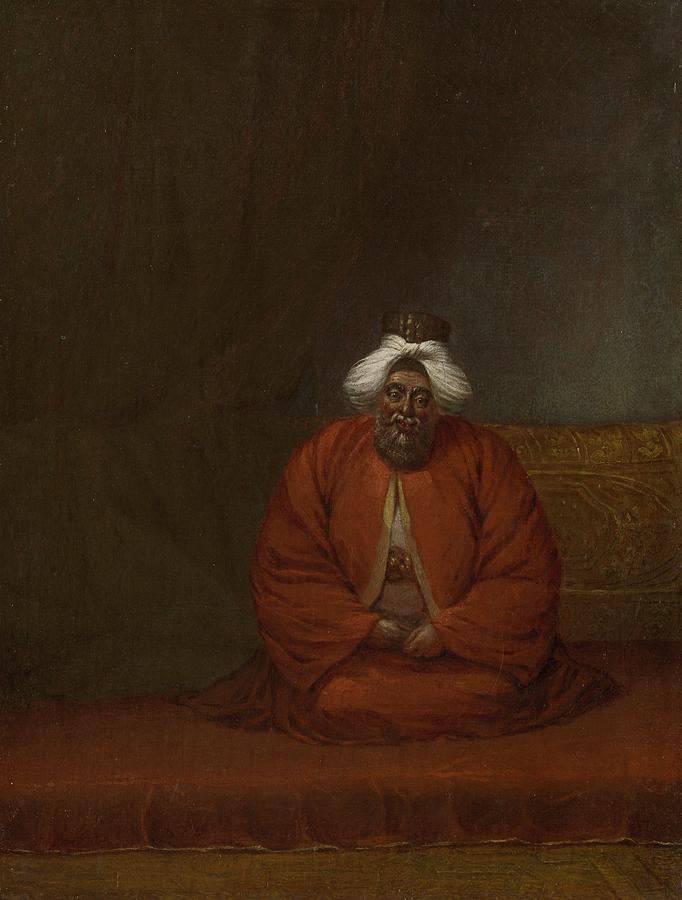 Grand mufti Painting by Jean Baptiste Vanmour