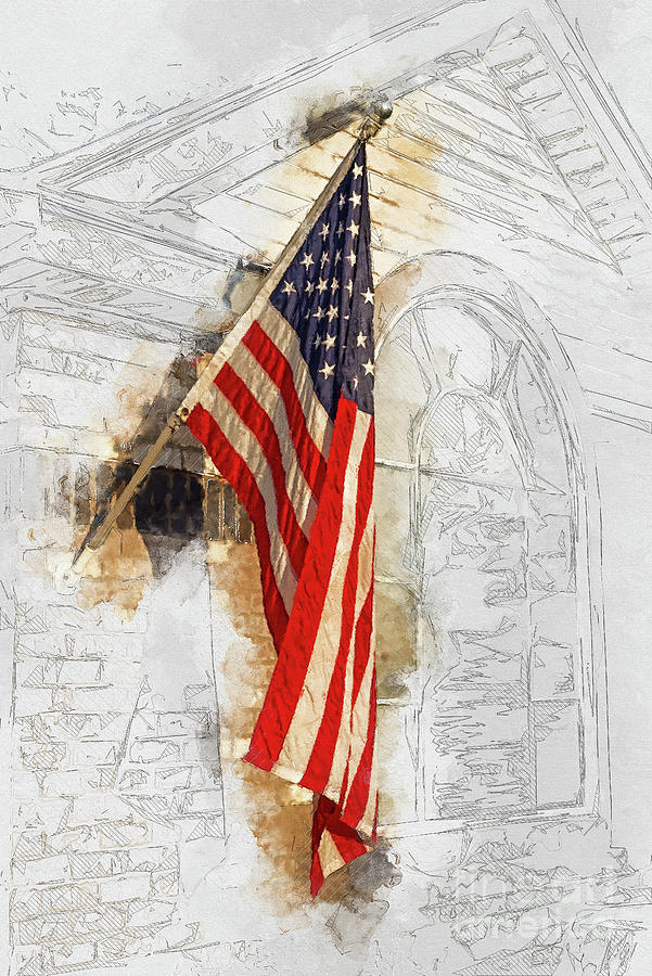 Grand Old Flag Digital Art by Matthew Nelson