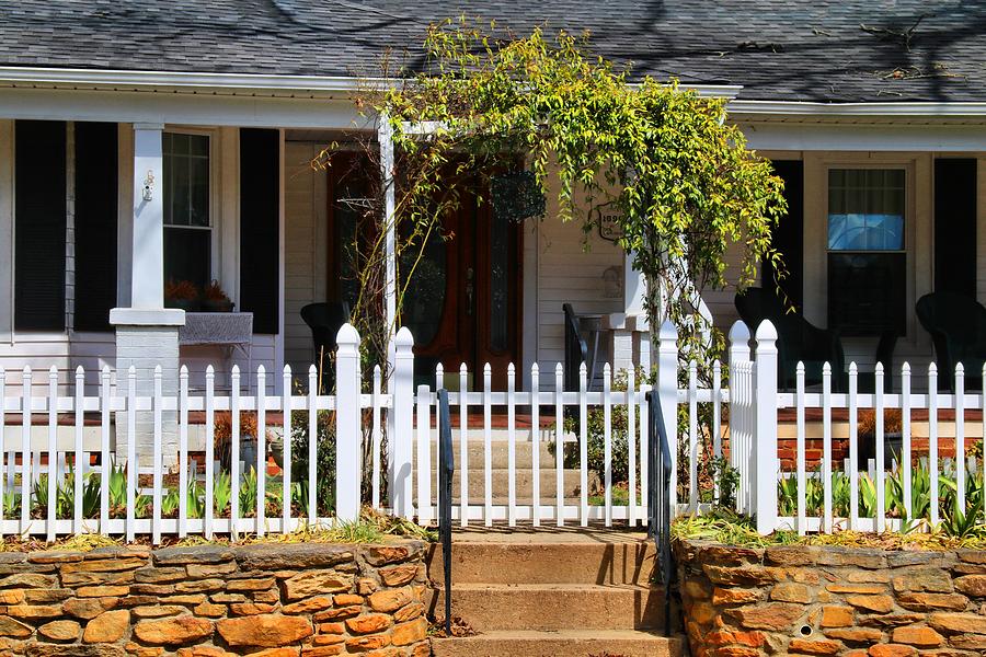 Grand Old House Porch Photograph by Kathryn Meyer - Fine Art America