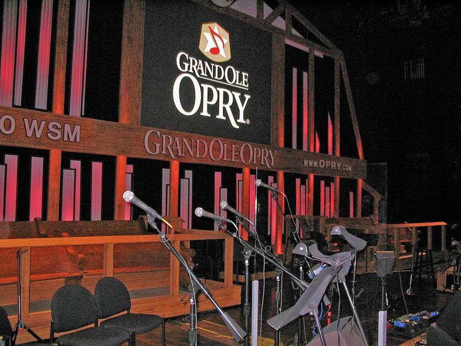 Grand Ole Opry Stage Sign Photograph by Marian Bell