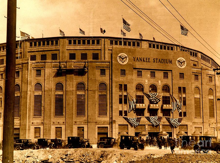 Aaron Judge Photograph - Grand Opening of Old Yankee Stadium April 18 1923 by Peter Ogden