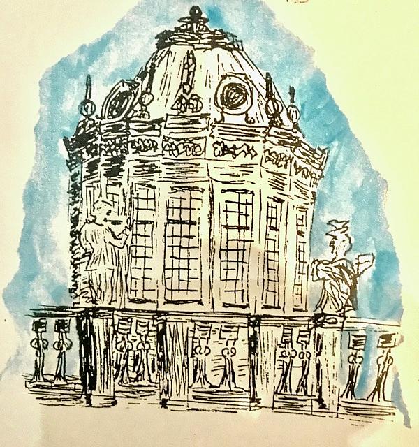 Grand Place Brussels Belgium Drawing by Kenlynn Schroeder