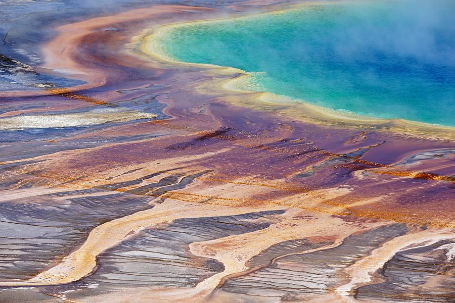 Grand Prismatic Spring 2 Photograph by Tranquil Light Photography