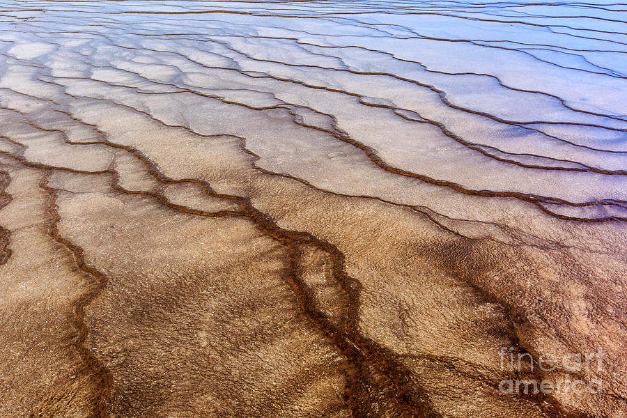 Grand Prismatic Spring Abstract Photograph by Ben Graham