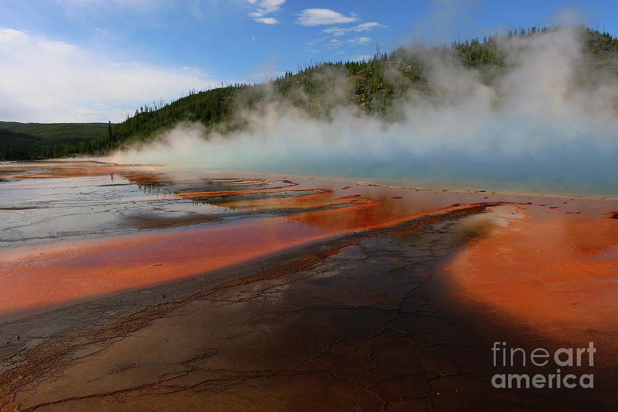 Grand Prismatic Spring Colors Photograph by Christiane Schulze Art And Photography